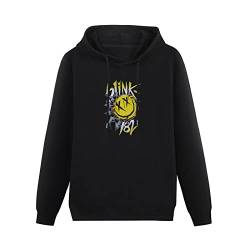 WUGUI Free Big Smile Blink 182 Mens Black Hoodie Sweatshirt XXL von WUGUI