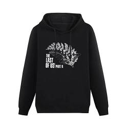 WUGUI Last of Us Part 2 Mens Black Hoodie Sweatshirt 3XL von WUGUI