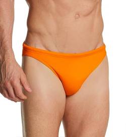 WUKX Herren Micro Sea Life Badehose Swim Briefs, Orange, S von WUKX