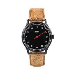 WUNDRWATCH – die 24h Einzeigeruhr für Herren mit Wechselarmbändern (Schweizer Uhrwerk | Italienisches Leder | Natostraps) von WUNDR