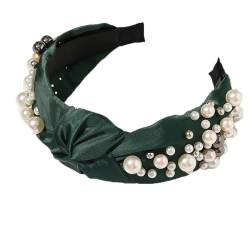 WUODHTW Perlen-Stirnbänder für Damen, Haarschmuck für Damen und Mädchen, Haarband, Valentinstag, Geburtstag, Party, Geschenk-Set von WUODHTW