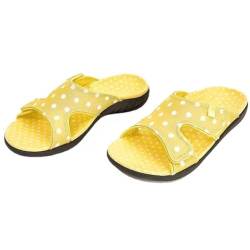 Modische, bequeme, rutschfeste Sandalen, rutschfeste Sandalen für Damen, gelb, 37. von WUQILONGBANG