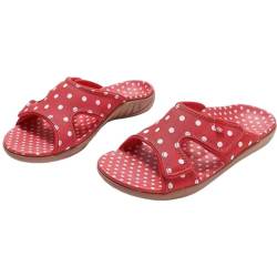 Modische, bequeme, rutschfeste Sandalen, rutschfeste Sandalen für Damen, rot, 36. von WUQILONGBANG