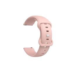 18 mm Armband Sport Silikon Uhr Armband, for Huawei Watch GT 4 41 mm/B5 Band, for Garmin Venu 3 Armband Correa (Color : Pink, Size : 18mm) von WUURAA