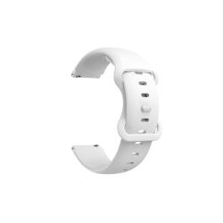 18 mm Armband Sport Silikon Uhr Armband, for Huawei Watch GT 4 41 mm/B5 Band, for Garmin Venu 3 Armband Correa (Color : WHITE, Size : 18mm) von WUURAA