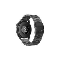 Kettenarmband aus Titanlegierung for Huawei Watch GT2 46 mm, for Samsung Watch 46 mm Gear S3 Watch Herrenarmband, geeignet for Amazfit GTR 47 mm (Color : Titanium Grey, Size : For Samsung Watch 3 45 von WUURAA