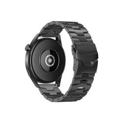 Leichte Titan-Iron-Man-Metallarmbanduhr mit Titanarmband for Huawei Watch3Pro/GT2 (Color : Titanium gray, Size : 22MM) von WUURAA