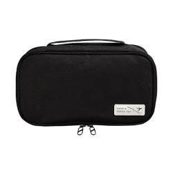 Reise Unterwäsche BH Unterwäsche Reise Verpackung Socken Tasche Multi-Layer Kosmetik Tasche Wasserdichte BH Tasche Unterwäsche Aufbewahrungstasche, Schwarz von WUURAA