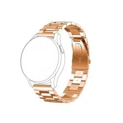 WUURAA 18/20/22/24mm Edelstahl Gürtel Armband Ersatz Armband Fit for Xiaomi Mi Uhr S1 uhr band for Mi Watch Color 2 (Color : 22Rose Gold) von WUURAA