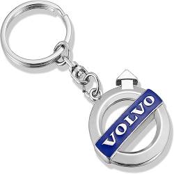 WUURAA Auto Schlüsselanhänger, für Volvo Auto Schlüsselanhänger Zubehör für Auto Geschenk für Mann Frau,A von WUURAA