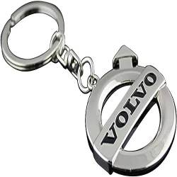 WUURAA Auto Schlüsselanhänger, für Volvo Auto Schlüsselanhänger Zubehör für Auto Geschenk für Mann Frau,B von WUURAA