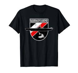 Deutsches U-Boot WW2 Retro Emblem U-Boot Kriegsmarine Patch T-Shirt von WW2 Deutsches U-Boot U-Boot Kriegsmarine Idee