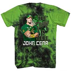 WWE Champion John Cena Shirt – Hustle Loyalty Respect – World Wrestling Champion Tie Dye T-Shirt, Schwarz Grün Tie Dye, L von WWE