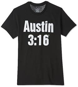 WWE Herren Austin 316 T-Shirt, Schwarz/Totenkopf, Mittel von WWE