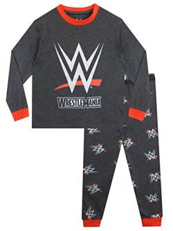 WWE Jungen Schlafanzug Grau 116 von WWE