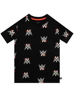 WWE Jungen T-Shirt Schwarz 128 von WWE