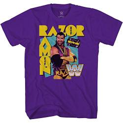 WWE Superstar Razor Ramon Shirt - Scott Hall - World Wrestling Champion T-Shirt - Violett - Klein von WWE