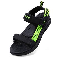 WYSBAOSHU Kinder Sandalen Jungen Sommerschuhe Outdoor Beach Sandalen Mädchen Wanderschuhe Sandalen Trekking Sport Grün EU34 von WYSBAOSHU