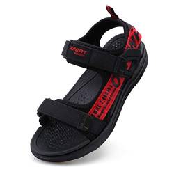 WYSBAOSHU Kinder Sandalen Jungen Sommerschuhe Outdoor Beach Sandalen Mädchen Wanderschuhe Sandalen Trekking Sport Rot EU31 von WYSBAOSHU