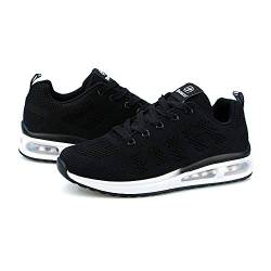 WYSBAOSHU Turnschuhe Damen Laufschuhe Leicht Sportschuhe Running Sneaker Fitnessschuhe Atmungsaktiv Tennisschuhe Jogging Walkingschuhe Schwarz EU40 von WYSBAOSHU