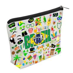 WZJHCL Brasilien Reise Reisetasche Brasilien Reisegeschenk Brasilien Reise Aufbewahrung Organizer Tasche Brasilien Souvenir, brasilien, modisch von WZJHCL