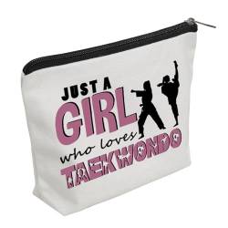 WZJHCL Tae Kwon Do Make-up-Tasche, schwarzer Gürtel, Kosmetiktasche, Taekwondo-Mädchen-Aufbewahrungstasche, Taekwondo-Liebhaber, Geschenk, Taekwondo, modisch von WZJHCL