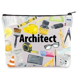 WZMPA Architect Survival Kit Architectural Engineer Gifts Architecture Makeup Zipper Pouch Bag For Friend Coworker, Architekt, Kosmetiktasche von WZMPA