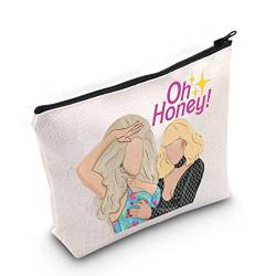 WZMPA Drag Queen TV Show Kosmetiktasche RuPaul Fans Geschenk Oh Honey Make-up Tasche Reißverschluss Tasche für Frauen Mädchen, Oh Honey von WZMPA