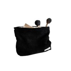 Kulturtasche Damen Tragbare Make-up-Aufbewahrungstasche, Geldbörsen, Damen, großes Fassungsvermögen, Reißverschluss-Aufbewahrungskupplung Kosmetiktasche (Color : 01) von WaLdor