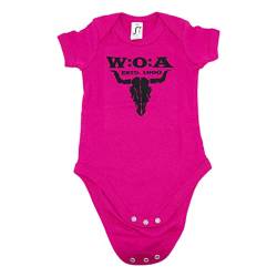 Wacken Open Air W:O:A - Baby Body - Logo - Fuchsia, Groesse:12-18 Monate von Wacken Open Air