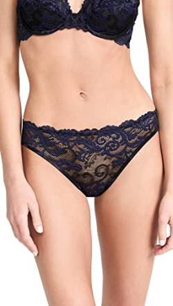 Wacoal Damen Instant Icon Unterwäsche im Bikini-Stil, Schwarz/Eclipse, Medium von Wacoal