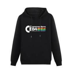 Commodore 64 Computer Vintage C64 Retro 80S Men Cartoon Hoodie Unisex Sweatshirt Casual Pullover Hooded Black L von Wahre