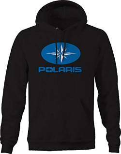 Polaris Blue Star Motorsports Men Cartoon Hoodie Unisex Sweatshirt Casual Pullover Hooded Black XL von Wahre