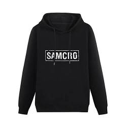 Samcro Onesie Men Cartoon Hoodie Unisex Sweatshirt Casual Pullover Hooded Black XL von Wahre