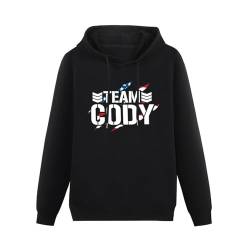 Team Cody Rhodes Men Cartoon Hoodie Unisex Sweatshirt Casual Pullover Hooded Black L von Wahre