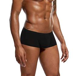 Wahuan Slips Männer Baumwolle Mini Unterwäsche Herren Taschen Unterwäsche Briefs ultradünne Unterhose solide Boxer-Farbe Kurze Herrenunterwäsche Pants Pyjamas Shorts Unterwäsche Männer von Wahuan