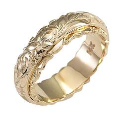 und Goldring- 925 silberner Splitter, der Elegante Schmuck-Ringe Wedding ist Ringe Für Hand (Gold, 6) von Wahuan