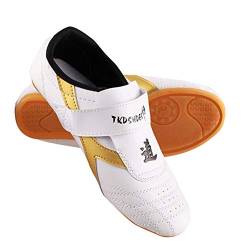 Wakects Taekwondo-Schuhe, Turnschuhe Kung Fu Tai Chi Atmungsaktive Schuhe für Erwachsene und Kinder, Taekwondo Sportschuhe Training (35 (225 cm)-225 cm von Wakects