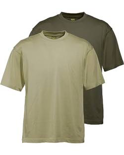Wald & Forst T-Shirts 2er-Pack Schilf + Oliv XL von Wald & Forst