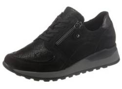 Keilsneaker WALDLÄUFER "HIROKO" Gr. 5,5 (38,5), schwarz Damen Schuhe Sneaker von Waldläufer