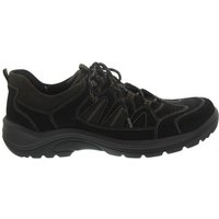 Waldläufer Hayo, Outdoor-Halbschuh, Nubukleder, schwarz, braun, Weite H 415007- Schnürschuh von Waldläufer