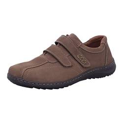 Waldläufer Herren Slipper Schuhe Herwig Halbschuh Veloursleder Freizeit Elegant Slip-Ons Uni Klettverschluss bequem Freizeit von Waldläufer