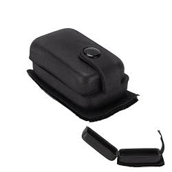 Walfront 9V Batterietasche für Gitarre Akustikgitarre Pickup Batterietasche Bass Pickup PU Schwarz Gitarre Batterietasche Tasche Pickup Zubehör von Walfront