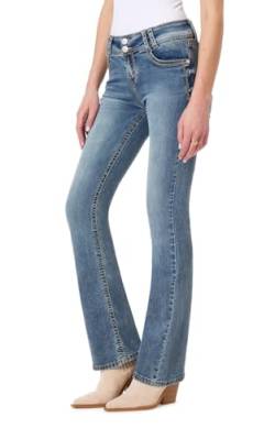 WallFlower Damen InstaStretch Luscious Curvy Bootcut Jeans, Galaxy, 28W / 32L von WallFlower