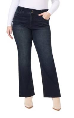 WallFlower Damen Luscious Curvy Bootcut Mid-Rise Insta Stretch Juniors (Standard und Plus) Jeans, Brombeere, 52 Mehr Lange von WallFlower