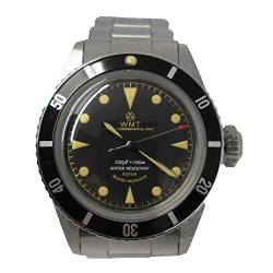 Walter Mitt Sea Diver Automatik Edelstahl Schwarz Vintage Taucher Unisex Uhr von Walter Mitt