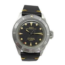 Walter Mitt Sea Diver Edelstahl 316L Automatik Miyota Schwarz Leder Unisex Uhr von Walter Mitt