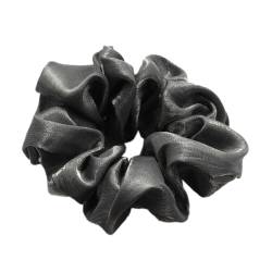 3 Stück Damen Satin Haargummi Haarringe Gummibänder Haarband Elastische Haarseil Haarschmuck Pferdeschwanzhalter Scrunchies Kopfbedeckung für Mädchen Frauen Tägliches Tragen,Dunkelgrün von Wambere