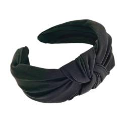 Damen Stirnband, Kopfband Haarbänder Kopfband für Damen Breite Haarreif Geknotete Kopfbedeckun Charme Modischer Neuheitstrend für für Damen und Mädchen, von Wambere