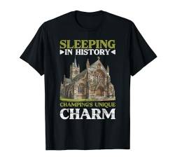 Wandern Trekking Sleeping in History Champing's T-Shirt von Wandern Rucksacktourist Trekking für Männer Frauen